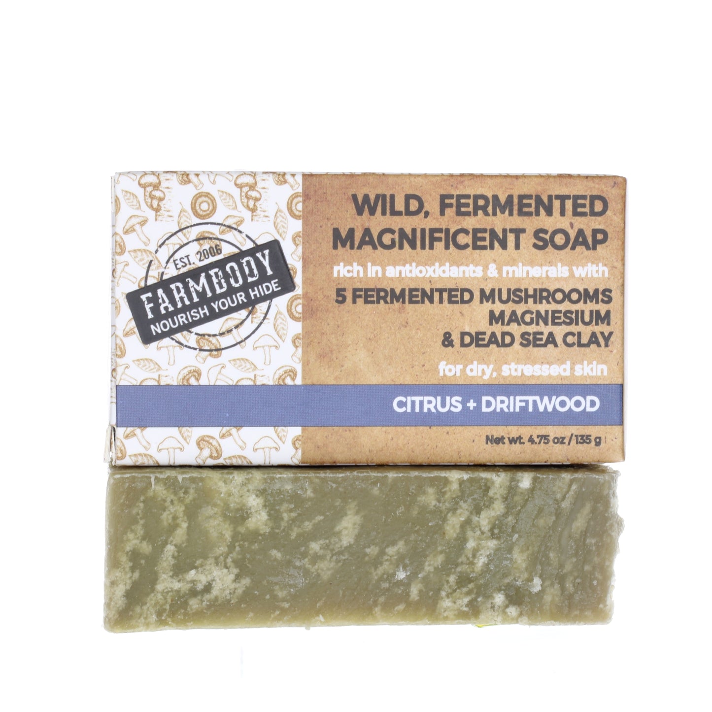Magnesium Mushroom Soap | Best Soap for Psoriasis and Eczema Prone Skin