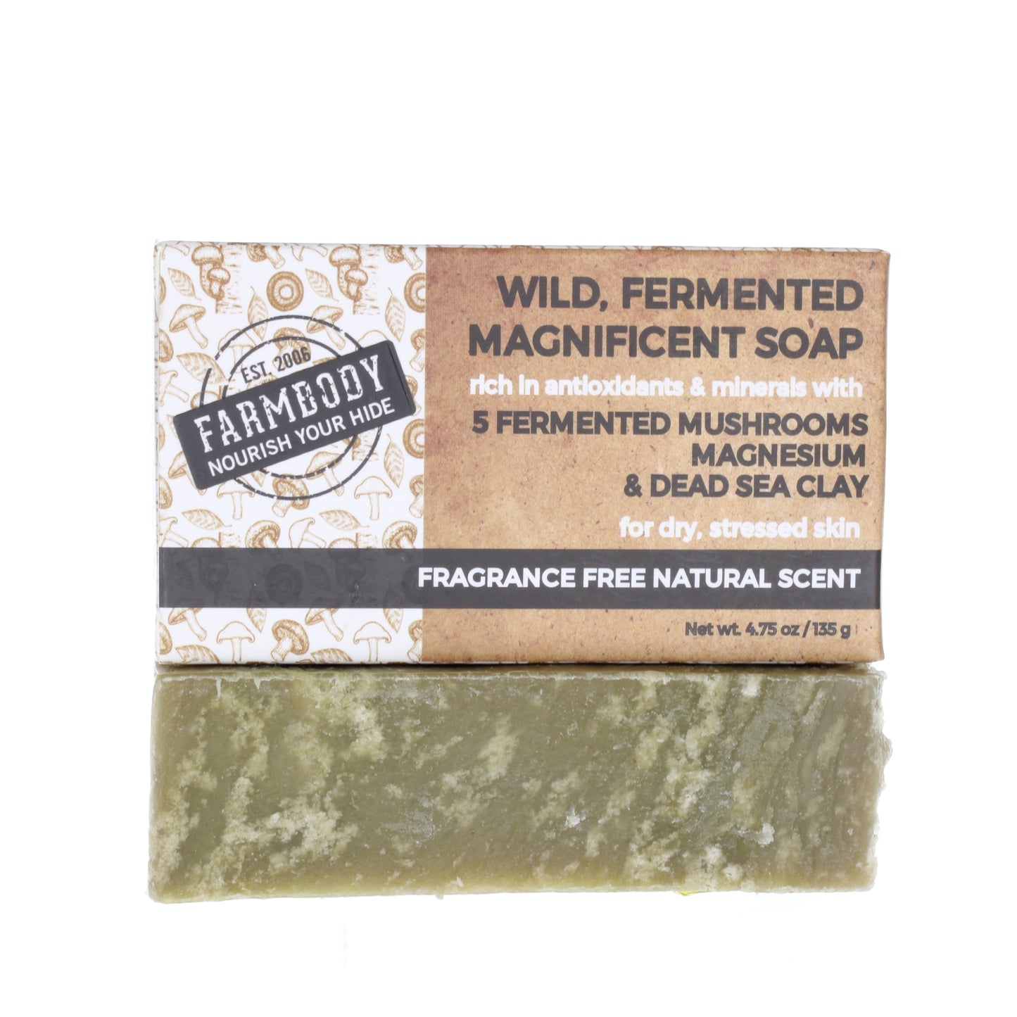 Magnesium Mushroom Soap | Best Soap for Psoriasis and Eczema Prone Skin