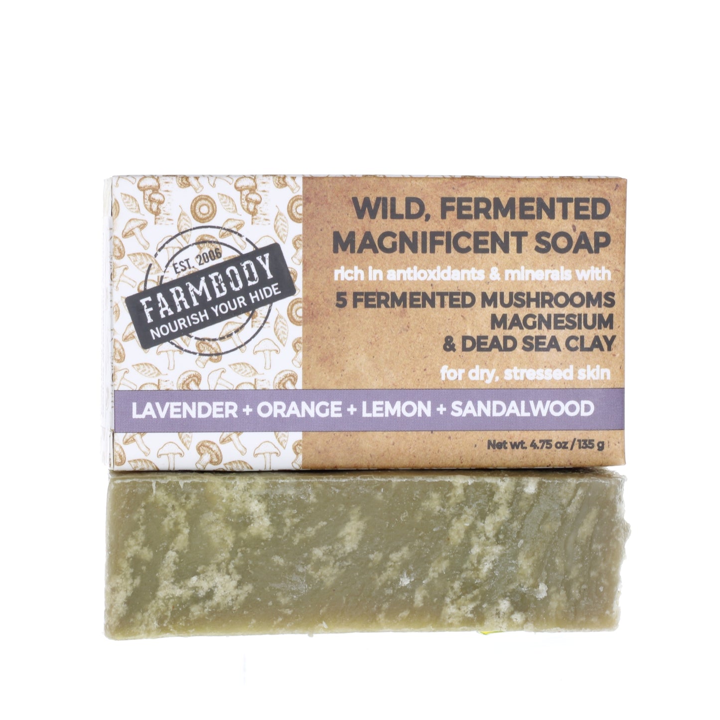 Magnesium Mushroom Soap | Best Soap for Psoriasis and Eczema Prone Skin
