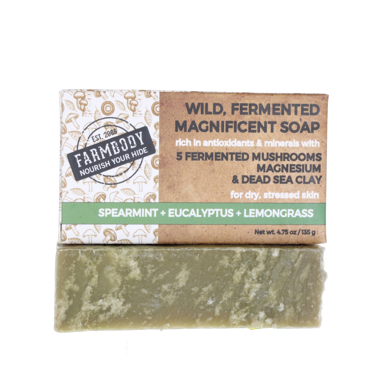 Magnesium Mushroom Soap | Best Soap for Psoriasis and Eczema Prone Skin
