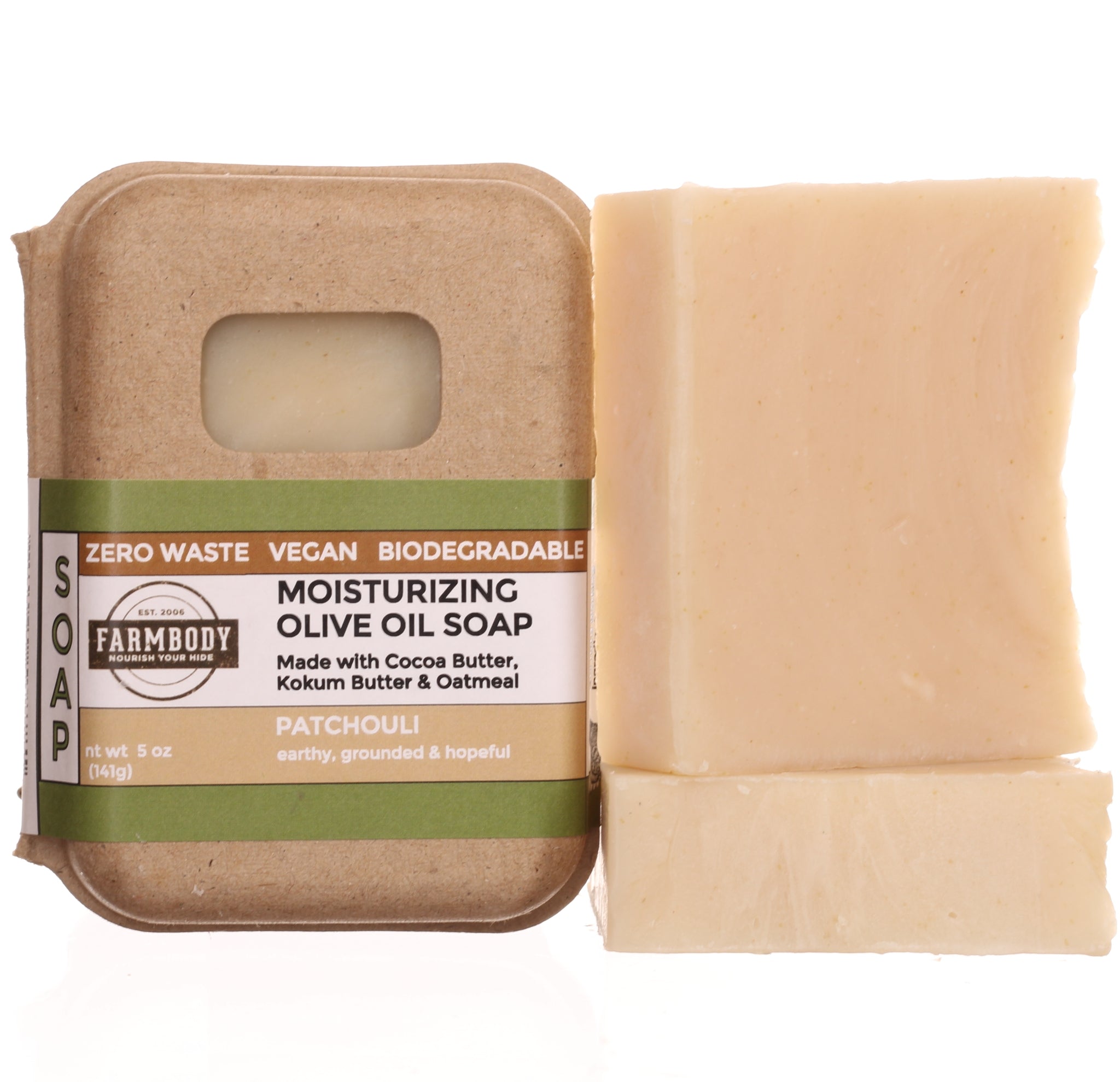 Moisturizing Vegan Olive Oil Soap Benefits for Dry Skin  | Patchouli - Farmbody