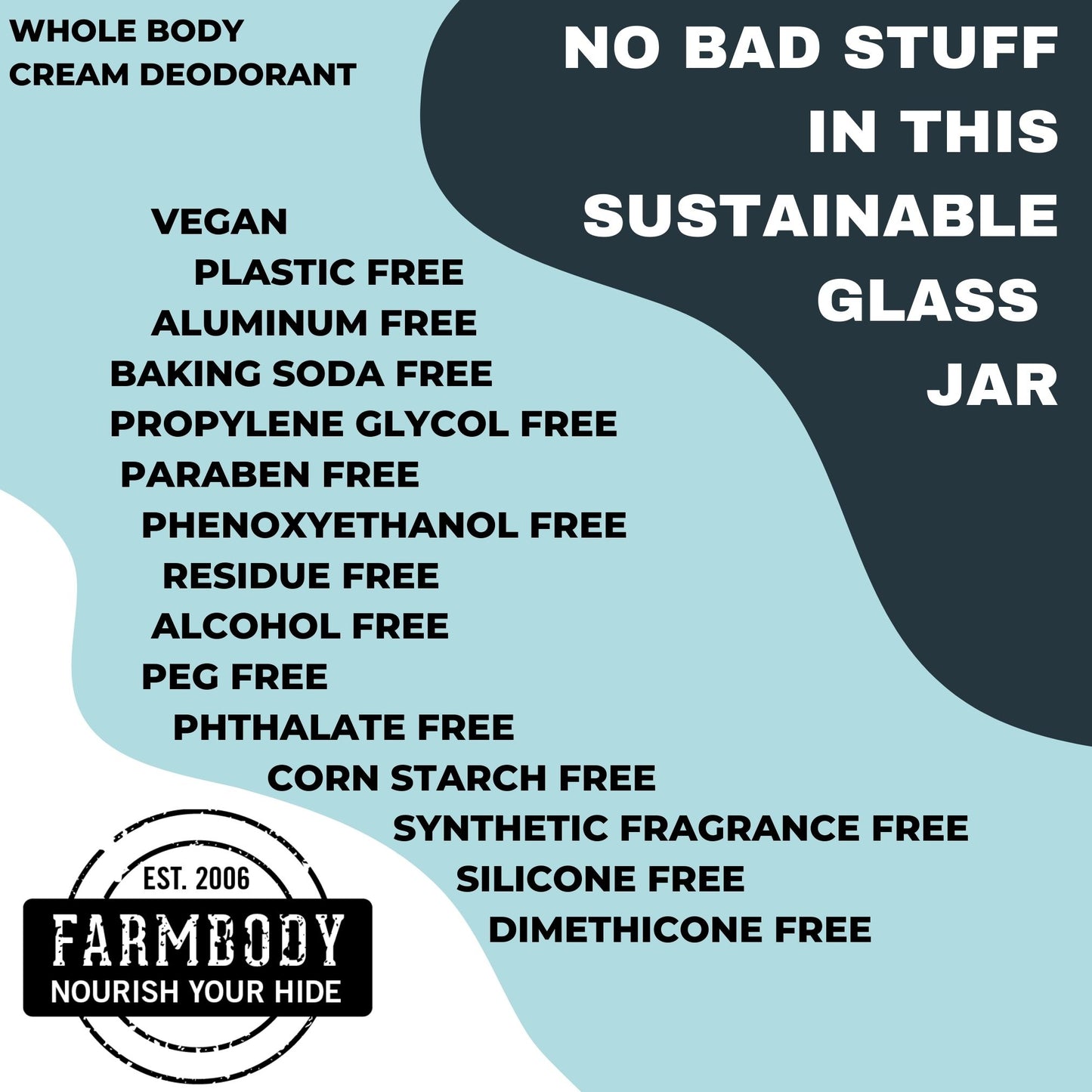 Cream Deodorant with Magnesium | Baking Soda and Aluminum Free